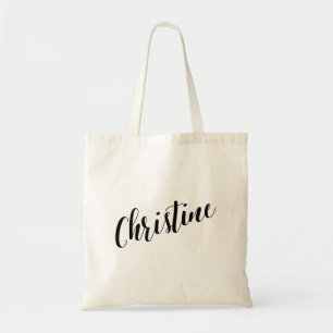 Personalised Script Tote Bag- Christine