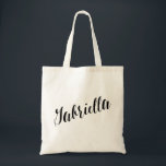 Personalised Script Tote Bag- Gabriella<br><div class="desc">Personalised Script Tote Bag- Gabriella</div>
