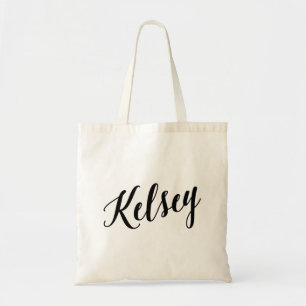 Personalised Script Tote Bag- Kelsey