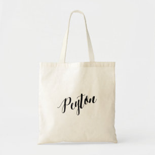 Personalised Script Tote Bag- Peyton Bag