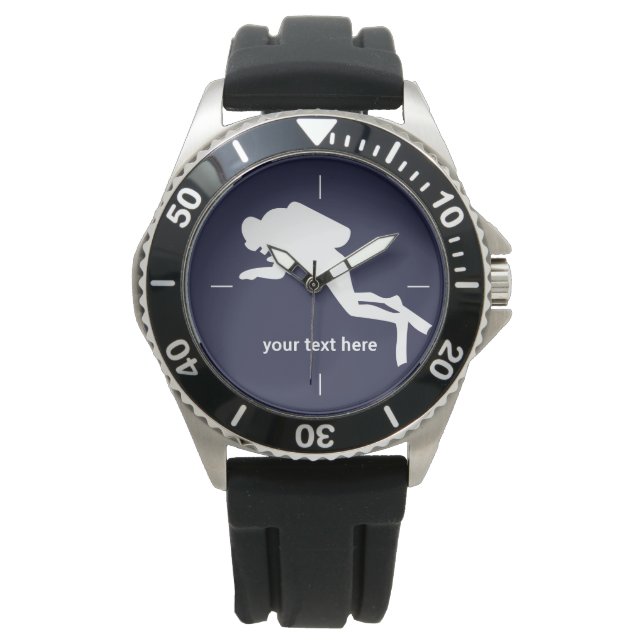 Personalised Scuba Diver Watch (Front)