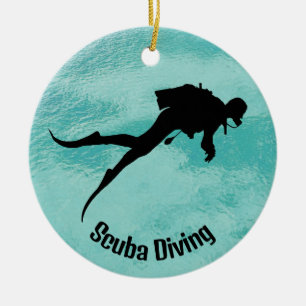 Personalised Scuba Diving Ornament