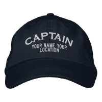 Personalised Sea Captain Hat