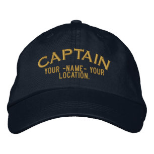 Personalised Sea Captain Hat