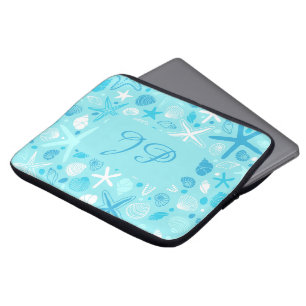 Personalised Sea Laptop Sleeve, Turquoise Kids Sleeve