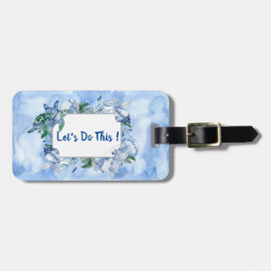 Personalised Sea Life Luggage Tag