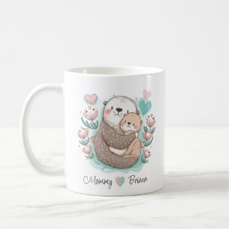 Personalised Sea Otter Love Mug