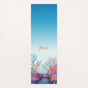 Personalised Sea-Themed Yoga Mat. Mat