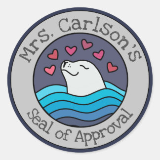 Personalised "Seal of Approval" Stickers
