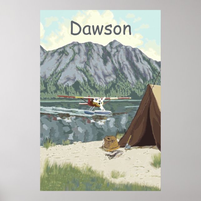 Personalised Seaplane Poster (Front)