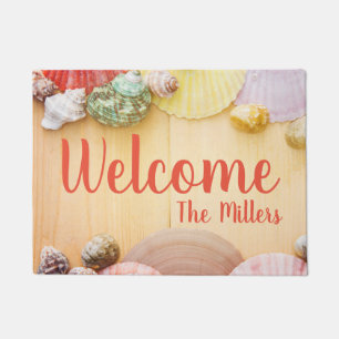 Personalised Seashell Welcome Mat