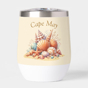 Personalised Seashell Wine Tumbler