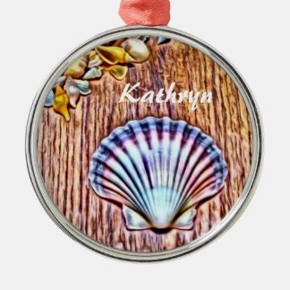 Personalised Seashells Christmas Tree Ornament