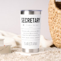 Personalised Secretary Funny