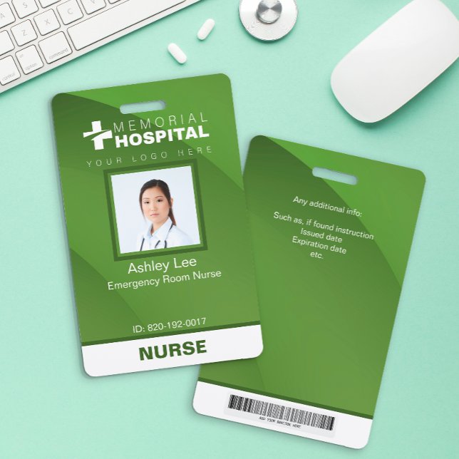 Personalised Security ID Healthcare Facility Badge ID Badge (Creator Uploaded)