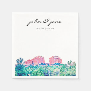 Personalised Sedona Arizona Napkins