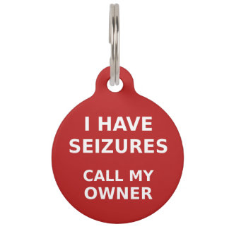 Personalised Seizure Alert Dog ID Tag – Call My Ow