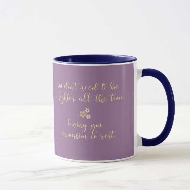 Personalised Self Care Affirmation Gift Her Coffee Mug (Right)