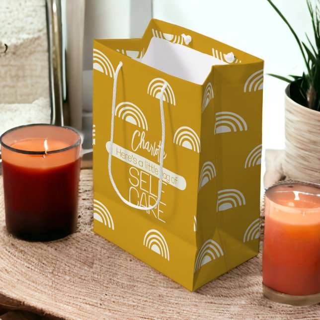 Personalised Self Care Medium Gift Bag (Personalized Self Care Medium Gift Bag from Ricaso. Add pampering content for friends or family)