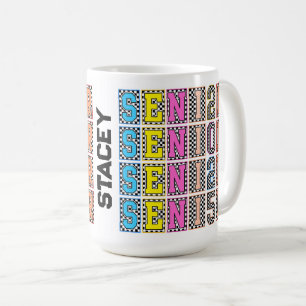 Personalised Senior 2025 Pride Coffee Mug