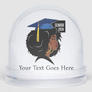 Personalised Senior 2026 Graduation Gif Snowglobe