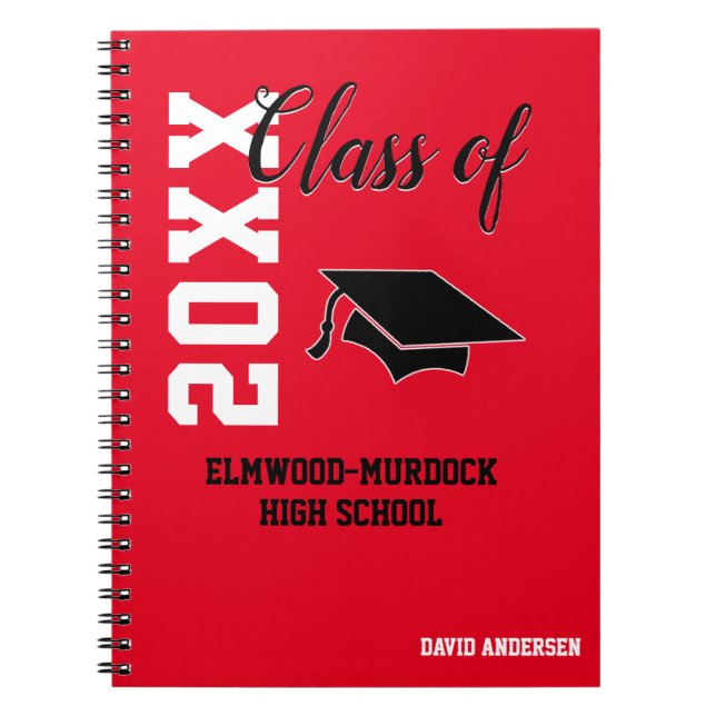 Personalised Senior Class 2021 Notebook (Front)