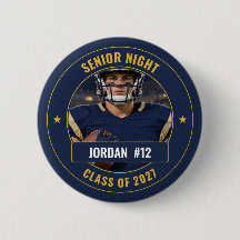 Personalised Senior Night Player Photo
