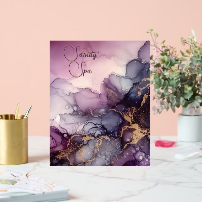Personalised Serenity Spa Acrylic Sign (Wedding)