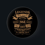 Personalised seventy vintage 70th birthday party 6 cm round badge<br><div class="desc">Make your birthday special with this unique design. Add a touch of sophisticated elegance to your birthday celebration with our exquisite, one-of-a-kind designs. These graphics bring sophistication and originality to any product, creating a memorable and stylish gift. They are perfect for those who appreciate a touch of timeless glamour on...</div>