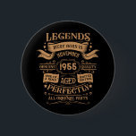 Personalised seventy vintage 70th birthday party 6 cm round badge<br><div class="desc">Make your birthday special with this unique design. Add a touch of sophisticated elegance to your birthday celebration with our exquisite, one-of-a-kind designs. These graphics bring sophistication and originality to any product, creating a memorable and stylish gift. They are perfect for those who appreciate a touch of timeless glamour on...</div>