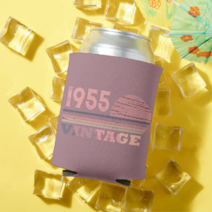 Personalised seventy vintage 70th birthday party can cooler
