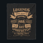 Personalised seventy vintage 70th birthday party fleece blanket<br><div class="desc">Make your birthday special with this unique design. Add a touch of sophisticated elegance to your birthday celebration with our exquisite, one-of-a-kind designs. These graphics bring sophistication and originality to any product, creating a memorable and stylish gift. They are perfect for those who appreciate a touch of timeless glamour on...</div>