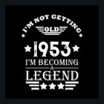 Personalised seventy vintage 70th birthday party poster<br><div class="desc">Make your birthday special with this unique design. Add a touch of sophisticated elegance to your birthday celebration with our exquisite, one-of-a-kind designs. These graphics bring sophistication and originality to any product, creating a memorable and stylish gift. They are perfect for those who appreciate a touch of timeless glamour on...</div>