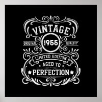 Personalised seventy vintage 70th birthday party