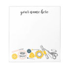 Personalised Sewing Notepad