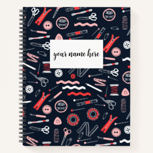 Personalised Sewing Planner Notebook