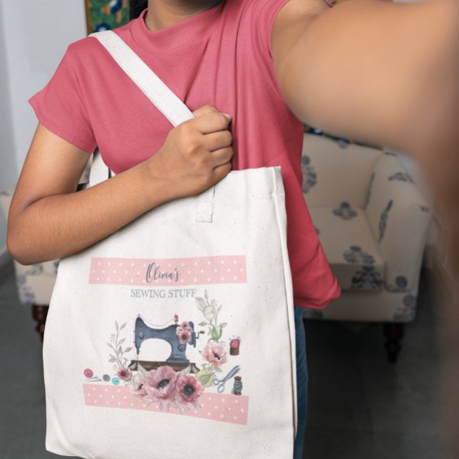 Personalised Sewing Stuff Tote Bag (Creator Uploaded)