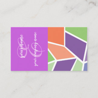 Personalised shades of window business card