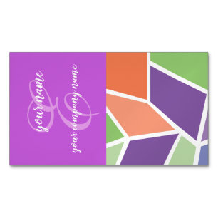 Personalised Shades of window Magnetic Business Card