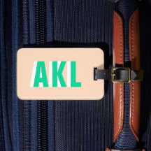 Personalised Shadow Monogram Green Beige Custom