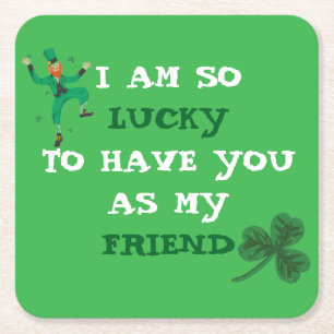 Personalised Shamrock St. Patrick's Day Coasters