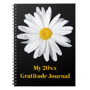 Personalised Shasta Daisy Journal Notebook