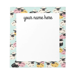 Personalised Sheep Notepad