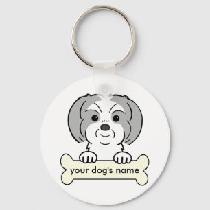 Personalised Shih Tzu Key Ring