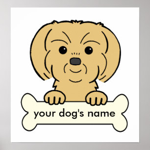 Personalised Shih Tzu Poster