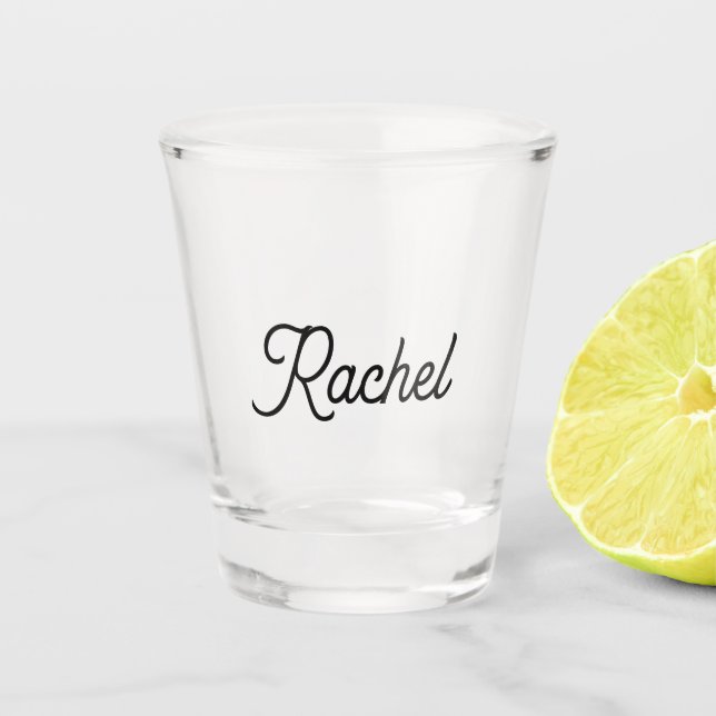 Personalised  shot glass (Front)