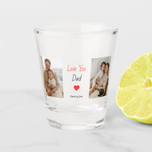 Personalised Shot Glass Father's Day Gift