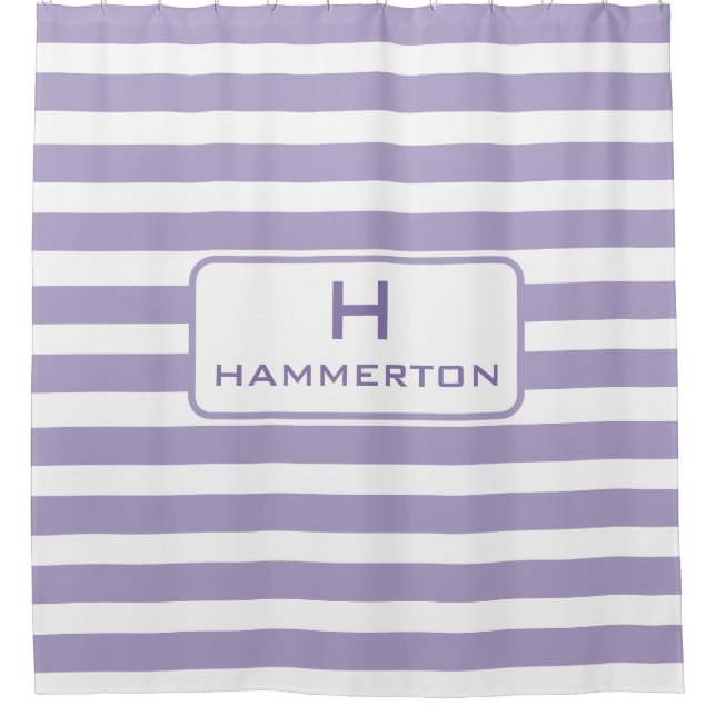 Personalised Shower Curtain With Liner (Front)