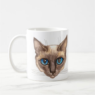 Personalised Siamese cat Coffee Mug