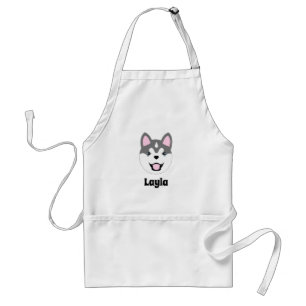 Personalised Siberian Husky Dog Apron